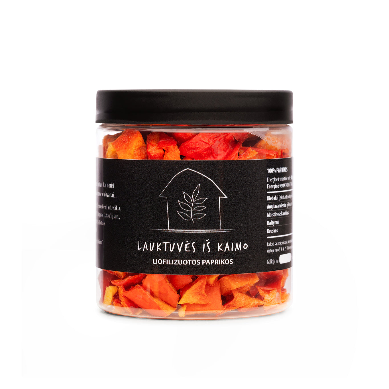 Šaltyje džiovinta saldi paprika