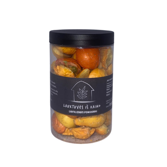 Šaltyje džiovinti vyšniniai pomidorai