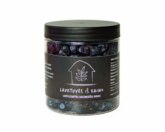 Šaltyje džiovintos sausmedžio uogos