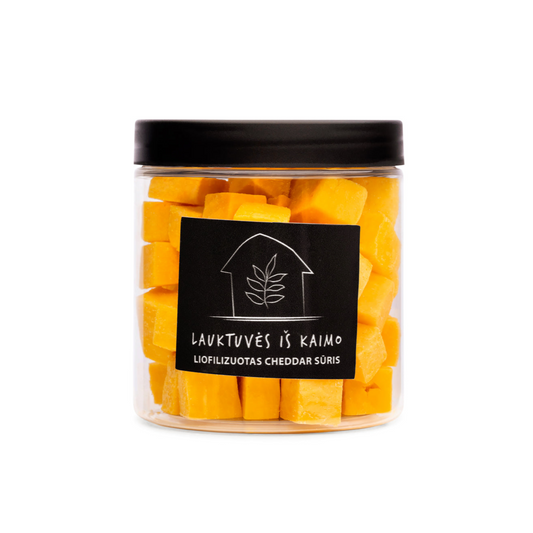 Šaltyje džiovintas čederio sūris