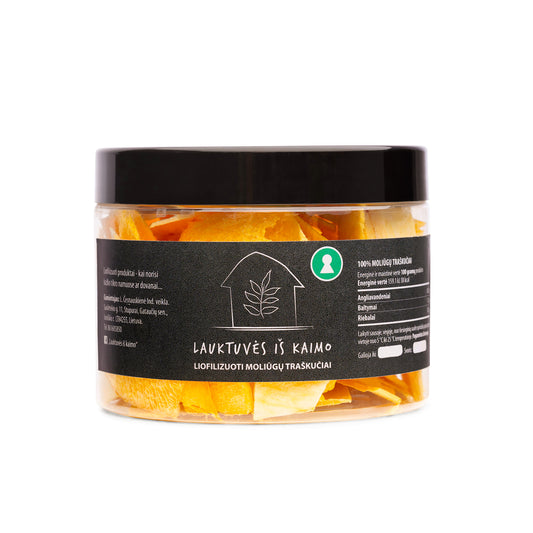 Šaltyje džiovinti moliūgų traškučiai