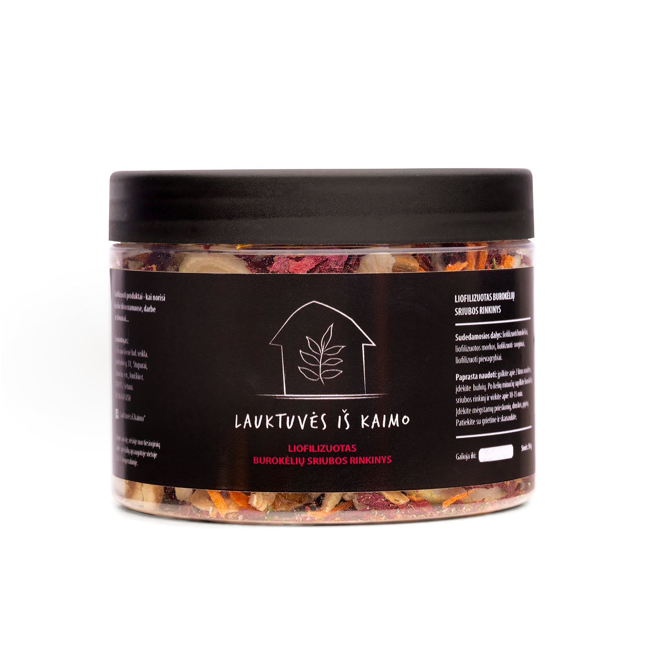 Šaltyje džiovintų burokėlių sriubos rinkinys