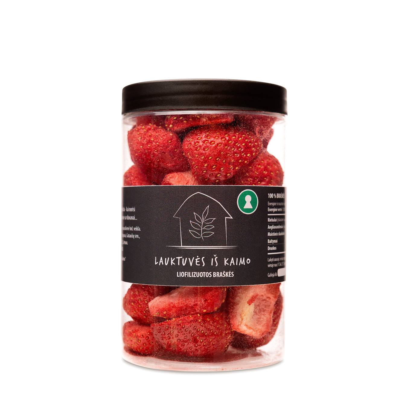 Šaltyje džiovintos braškės