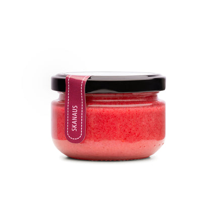 Medus su šaltyje džiovintomis avietėmis