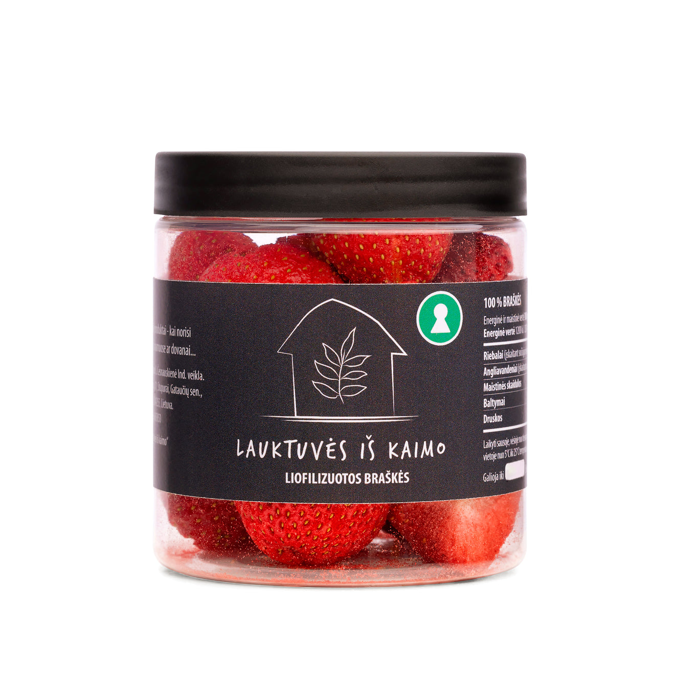 Šaltyje džiovintos braškės