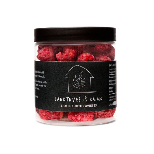 Šaltyje džiovintos avietės